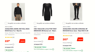 Tot 52% korting op Jack & Jones en Only kleding bij Bol.com