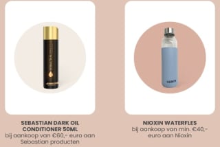 Gratis cadeau bij aankoop van diverse merken bij Haarshop