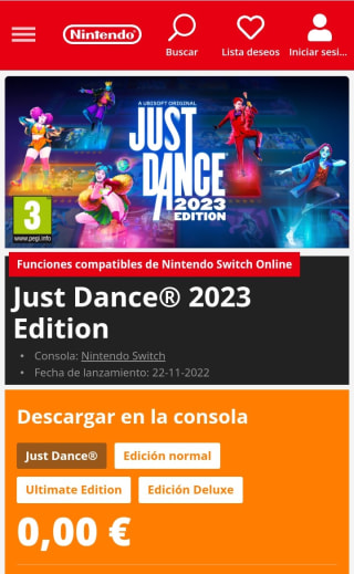 Just Dance® 2023 Edition Gratis.