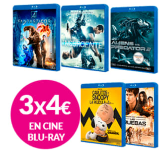 3 Películas Blu-Ray por solo 4€ en Game