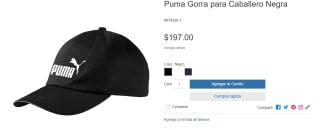 Puma Gorra para Hombre Negra por $197 en Costco
