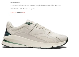 Zapatillas casual de hombre UA Forge 96 reissue Under Armour por 51.95€