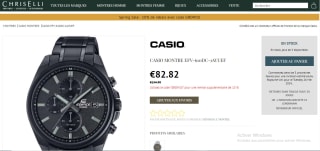 Montre Casio EFV-610DC-1AVUEF à 82,82€