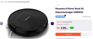 Rowenta X-Plorer 20 - Robotstofzuiger voor €139 bij Ibood