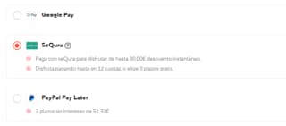 Descuento 30€ en compras de 150€ Aliexpress pagando con SeQura