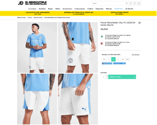 Puma Manchester City FC 2023/24 Home Shorts por 45€