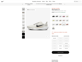 Zapatillas Nike Pegasus 41 running Mujer por solo 69,99€