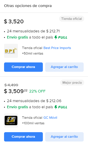 Realme 10 Pro Dual SIM 256GB por $3,509 en Mercado Libre