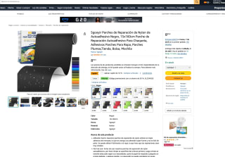 Parches de Reparación Nylon de Autoadhesivo Sgooyir 15x160cm a solo 3,99€