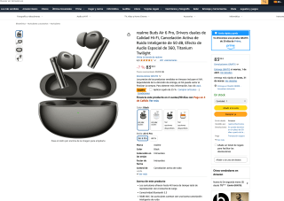 Realme Buds Air 6 Pro a tan solo 62,99€