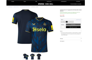 Camiseta de la 3ª equipación del Newcastle United 2023-24 por solo 24,50€