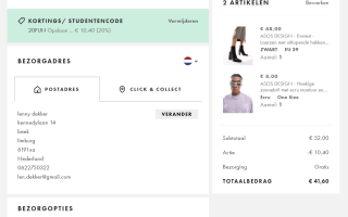 20% extra korting op geselecteerde artikelen in de sale tot 60% korting bij ASOS