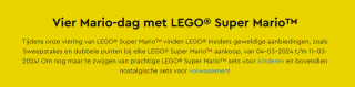 Tot 40% korting op LEGO® Super Mario bij Lego.com