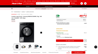 Lavadora Samsung por 357,85€