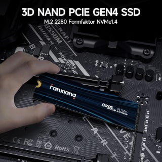 fanxiang 2 TB PCIe NVMe SSD Gen 4 Gaming SSD M.2 2280 voor €101,99 bij Amazon