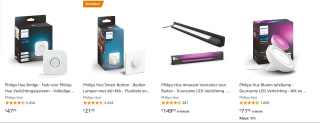 40% korting bij aankoop van je 2e Philips Hue artikelen bij Amazon (max 20% korting voor 2 stuks)