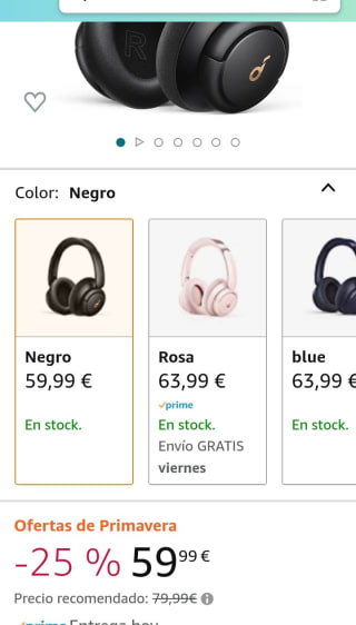 Soundcore de Anker Q30 Auriculares por 59,99€.