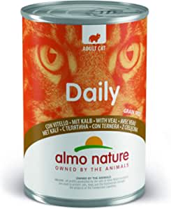 Graanvrij en Glutenvrij Natvoer voor Katten - Almo Nature Daily Menu - 24 x 400g voor €10,38 bij Amazon