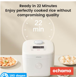 Elektrische Rijstkoker - 4L voor 3-4 Personen voor €24,99 bij Ochama