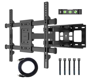 BONTEC TV Muurbeugel voor 32-75 Inch LED LCD Plat en Gebrogen Schem