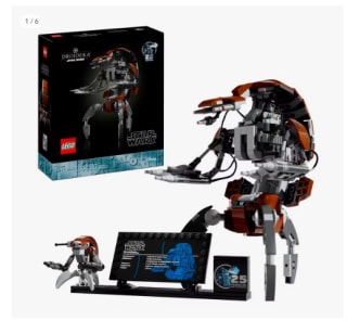 LEGO Star Wars Droideka de 583 Piezas por 46.99€ (Cuenta Nueva 34.99€)