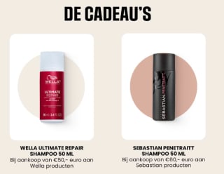Gratis cadeaus bij aankoop diverse merken bij Haarshop