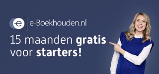 15 maanden gratis gebruik van e-boekhouden.nl alleen voor starters