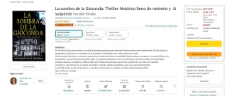 La sombra de la Gioconda: Thriller histórico lleno de misterio y suspense Versión Kindle gratis para Prime