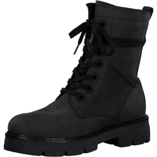 MARCO TOZZI leren dames veterboot zwart voor €29,99 bij Amazon