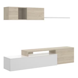 Mueble de salón Blanco y Color Natural LIQUIDATODO por 165,90€