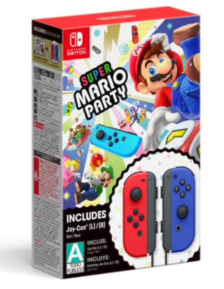 Super Mario Party + Joy Con Rojo y Azul por $1,799 en Liverpool