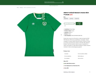 Camiseta de Irlanda 2020-21 Mujer por solo 6,29€