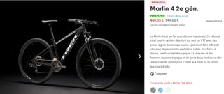 VTT Trek Marlin 4 de 2èem Gen.à 466,65€