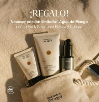 Agua de Musgo y Neceser gratis por compra de Tratamiento