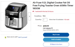 Take an GEEPAS air dryer 9.2L at eBay as low as £47.99