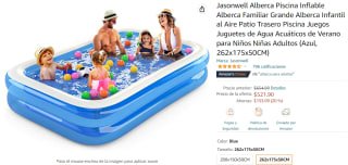 Jasonwell Alberca Piscina Inflable a $522 en Amazon