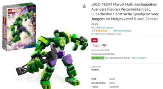 LEGO Marvel Avengers 76241 voor €9,93 bij Amazon.nl
