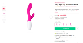 EasyToys Lily roze vibrator voor €17,99
