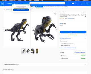 Dinosaurio de Juguete Stinger Dino Figura 12" por solo $5.990