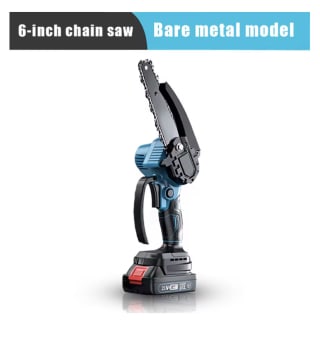 Mini motosierra de cadena sin escobillas de 6" por 15,98€