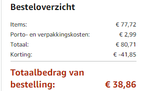 Water Wipes billendoekjes 1440 stuks voor €38,86