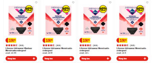 Libresse Intimawear Menstruatieondergoed voor €7,99 bij Kruidvat