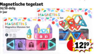 Magnetische tegelset voor €12,99 bij Kruidvat