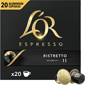 L'OR Espresso Ristretto (11) - 10 x 20 Koffiecups voor €13,29 bij Amazon
