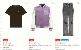 Kleertjes.com Fashion feest met 20% korting op geselecteerde items