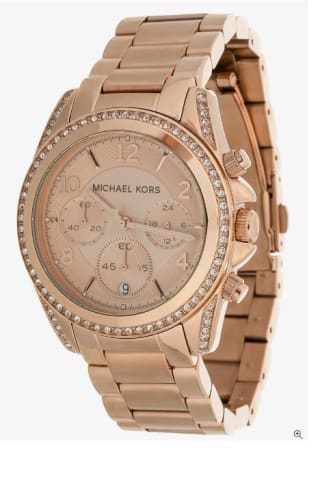 Reloj cronógrafo para Mujer Michael Kors Blair de acero inoxidable por 86,4€
