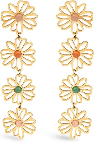 SINGULARU Pendientes Margaritas por 14,99€