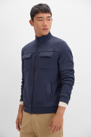 Cardigan tejido piqué para Hombre Cortefiel por 15.99€