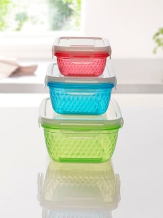 Gratis 3-delige set voorraaddozen bij bestelling bij Klingel