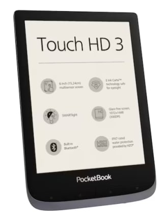 EBook PocketBook Touch HD3 incl cover voor €159 bij Galaxus